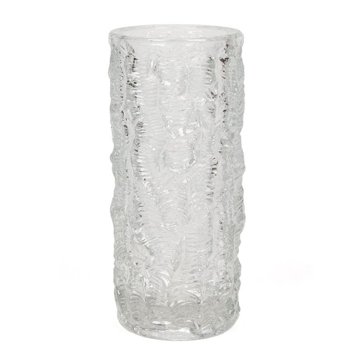 Scandinavian vintage glass vase from the sixties