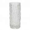 Scandinavian vintage glass vase from the sixties