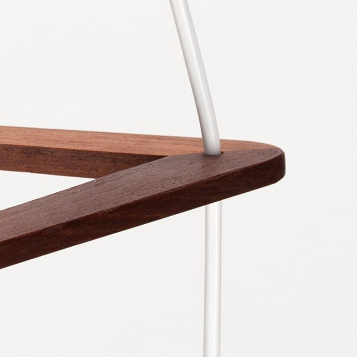 Mid-Century Deense vintage hanglamp met 3 kelken