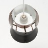 Mid-Century Danish vintage hanging lamp with 3 lampshades