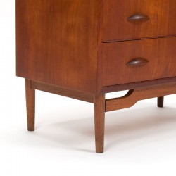 Fifties vintage Danish chest of drawers in teak