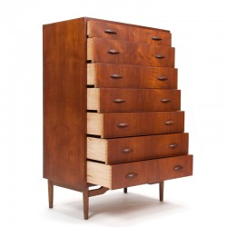 Fifties vintage Danish chest of drawers in teak