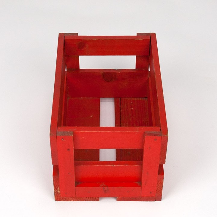 Small model Danish box/crate ØL red