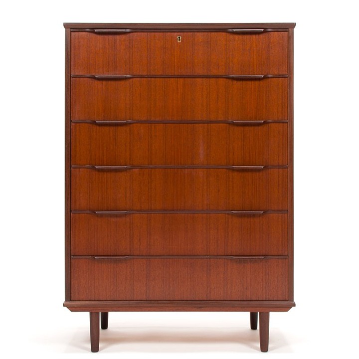 Large Mid-Century Danish chest of drawers Ejsing Møbelfabrik