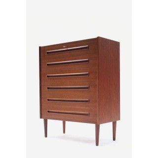 Scandinavische ladekast van teakhout - Retro Studio