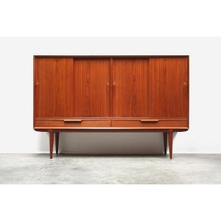 Omann Jun vintage dressoir teakhout - Retro Studio