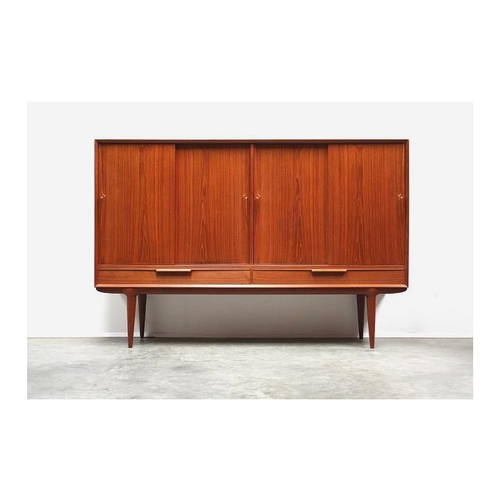 Omann Jun vintage dressoir teakhout - Retro Studio