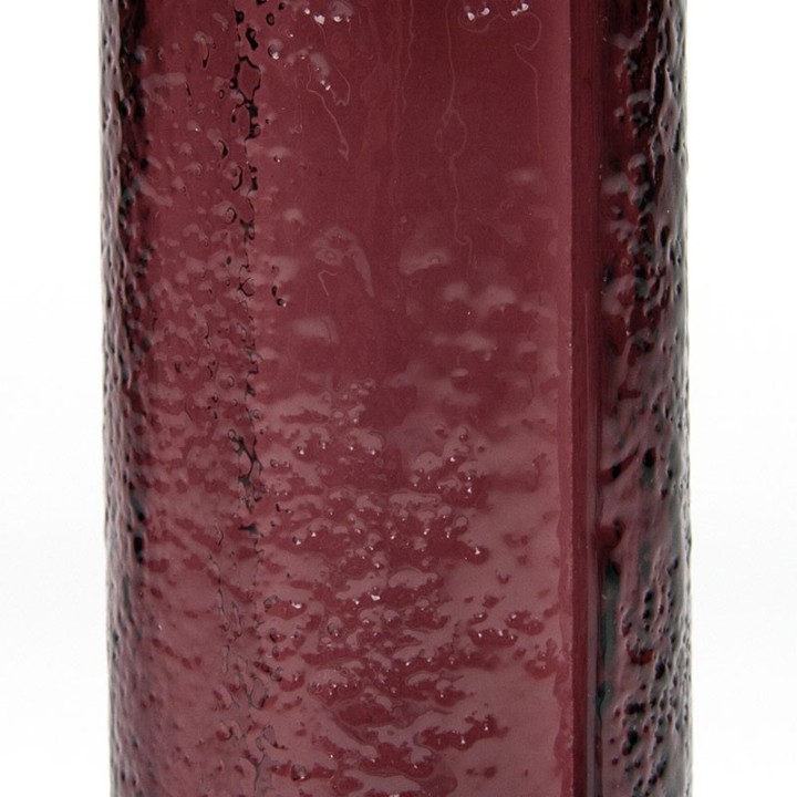 Scandinavian glass Mid-Century vase purple