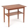 Danish Mid-Century side table in teak with slats