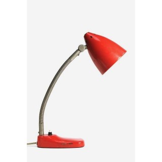 Bureaulamp van Hala roze/rood - Retro Studio