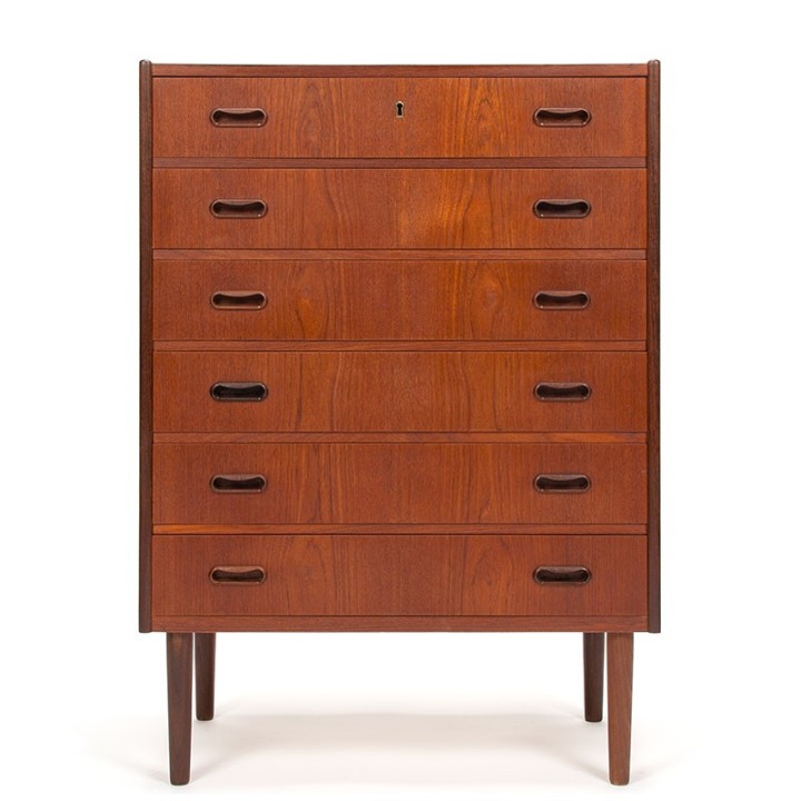 Teak Mid-Century Danish vintage chest of drawers