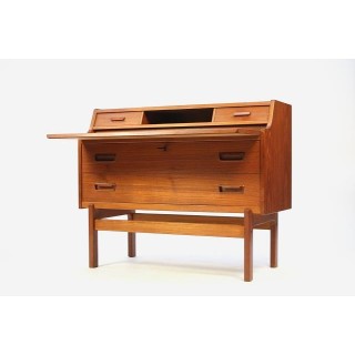 Secretaire in teak low model - Retro Studio