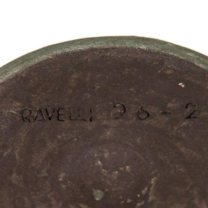 Ravelli model 96-2 vintage vaas in groene tint