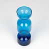 Blue glass decorative vintage vase