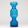 Blue glass decorative vintage vase