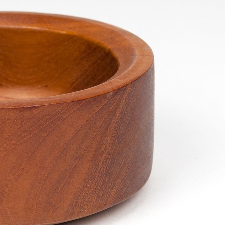 Teak serving bowl Danish vintage model