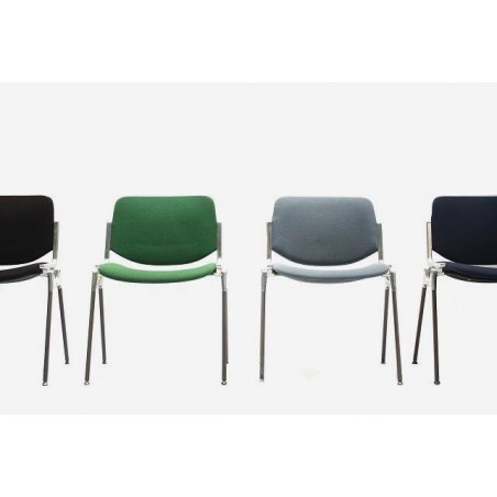 Set of 4 Castelli chairs in different colours