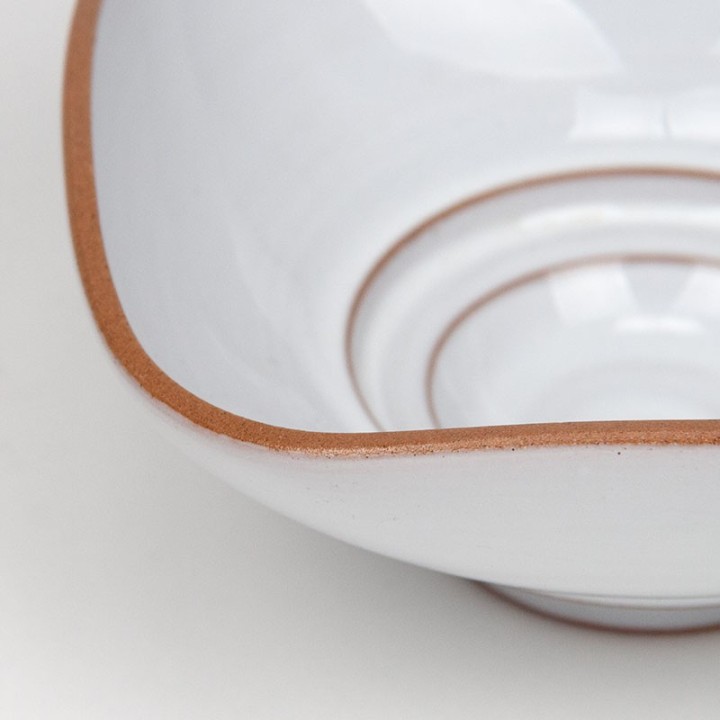 Joep Felder vintage small white ceramic bowl