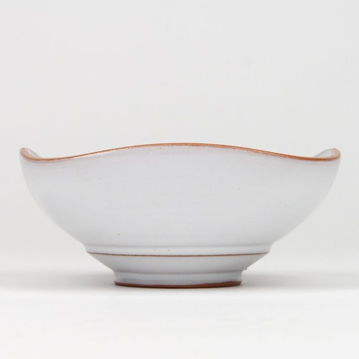 Joep Felder vintage small white ceramic bowl
