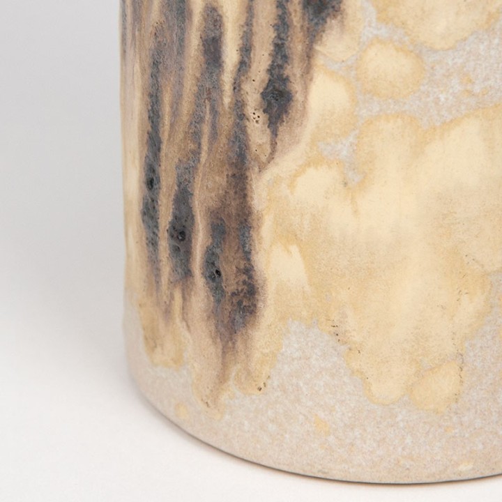 West-Germany model 203-22 vase in yellow-brown shade