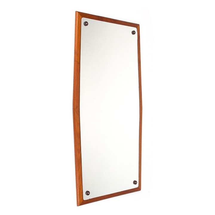Mid-Century Danish mirror with teak frame