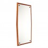 Mid-Century Danish mirror with teak frame