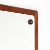 Mid-Century Danish mirror with teak frame