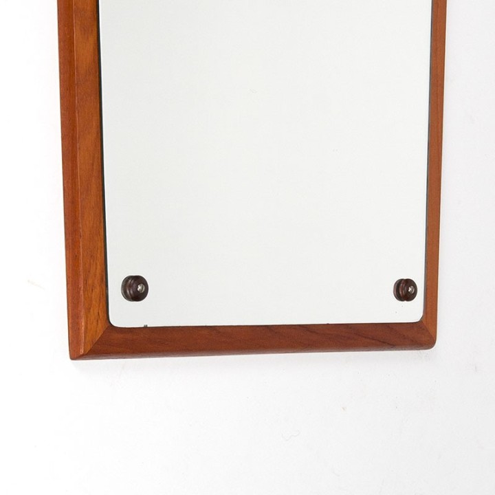 Mid-Century Danish mirror with teak frame