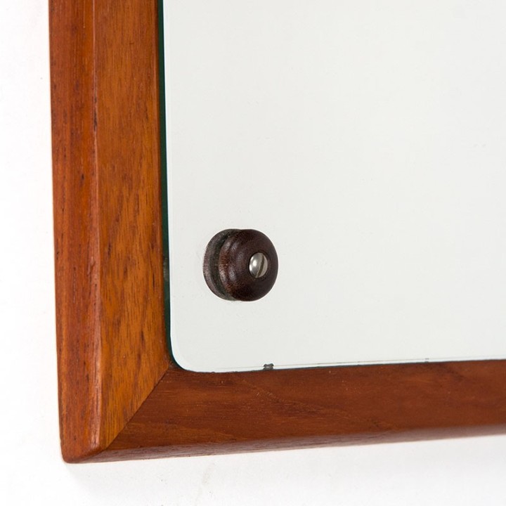 Mid-Century Danish mirror with teak frame