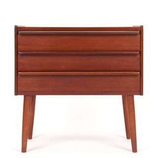 Teak Mid-Century vintage Deens ladekastje