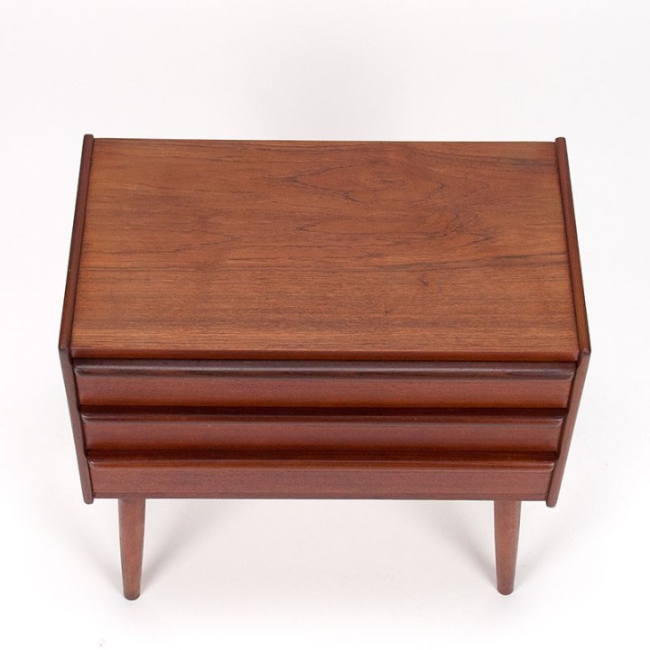 Teak Mid-Century vintage Deens ladekastje