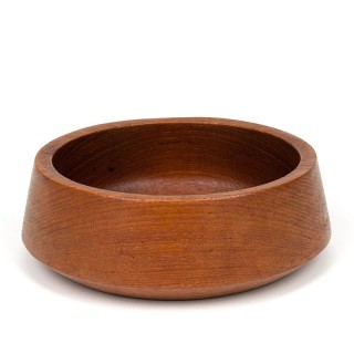 Teak vintage serveerschaaltje klein model