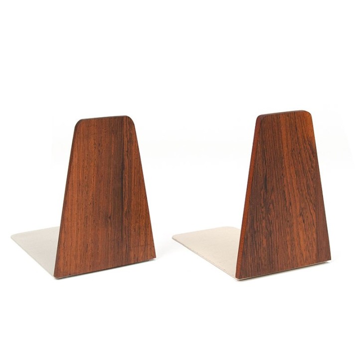 Set of vintage rosewood Danish bookends
