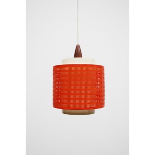Orange haning lamp from the 1960's - Retro Studio