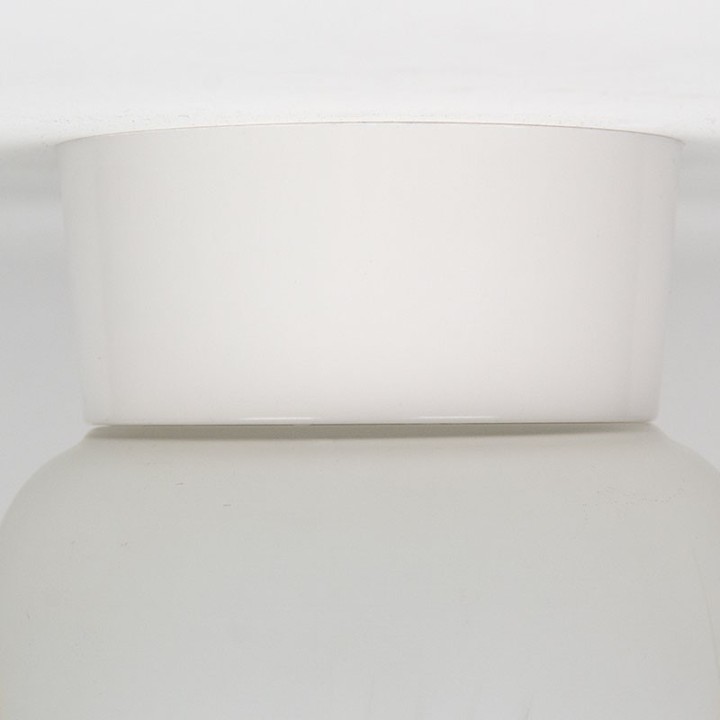 Milk glass vintage fifties ceiling lamp