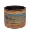 Mobach Utrecht vintage flower pot with blue detail