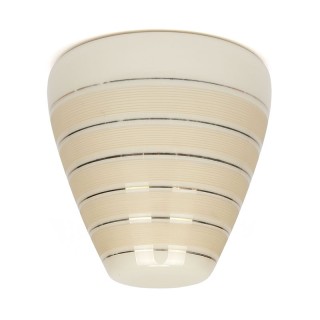 Ceiling lamp 1940s-1950s with gold-colored detail