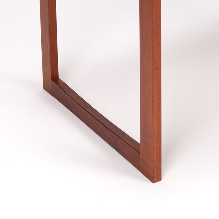 Mid-Century teak Danish vintage design side table with drawer