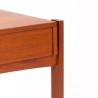 Mid-Century teak Deens vintage design bijzettafel met lade
