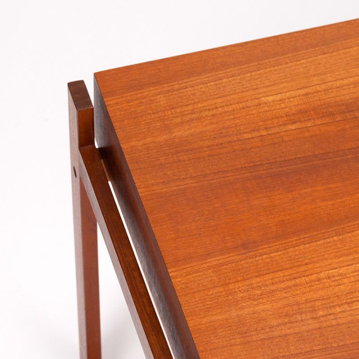 Mid-Century teak Danish vintage design side table with drawer