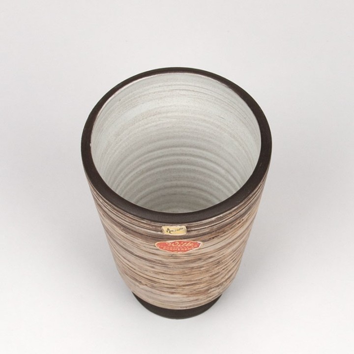 Birch bark series vintage ceramic vase by Jaap Ravelli