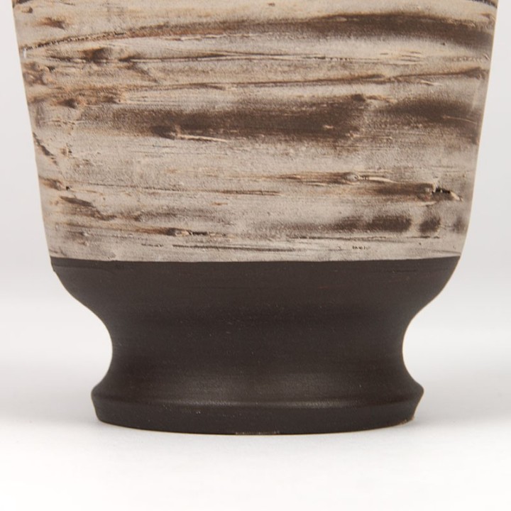 Birch bark series vintage ceramic vase by Jaap Ravelli
