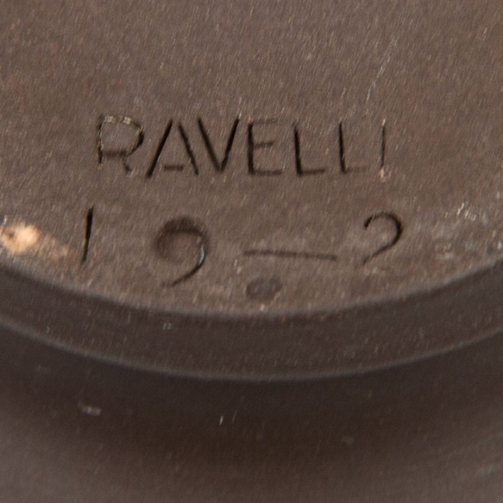 Birch bark series vintage ceramic vase by Jaap Ravelli