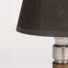 Set of Mid-Century vintage table lamps in brass and metal