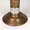 Set of Mid-Century vintage table lamps in brass and metal