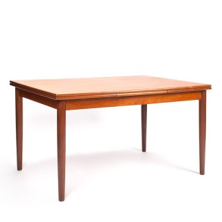 Danish extendable vintage dining table Rogenstrup Møbelfabrik