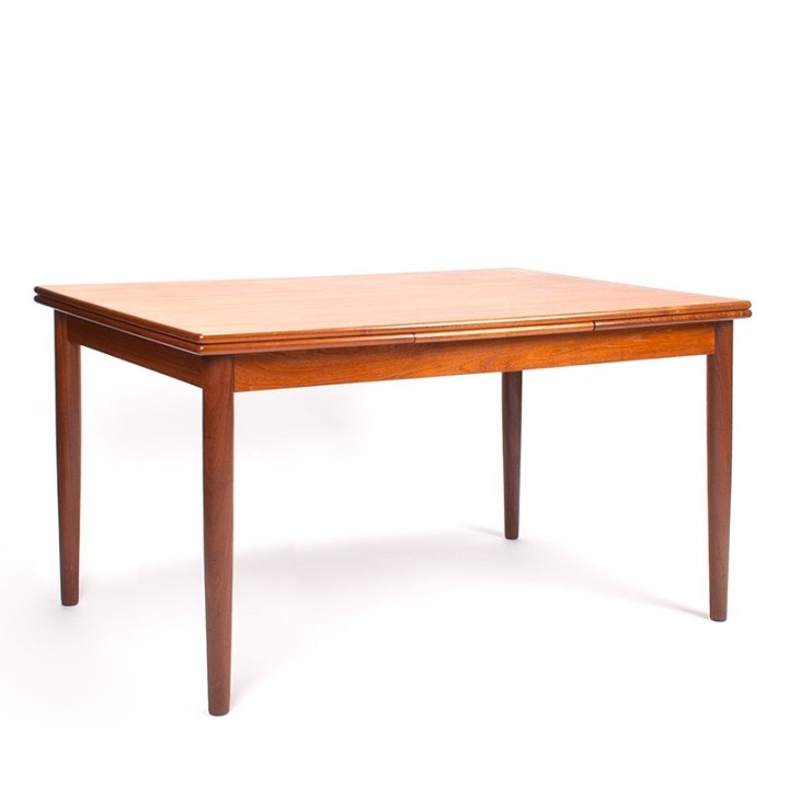 Deense uitschuifbare vintage eettafel Rogenstrup Møbelfabrik