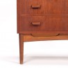 Secretary furniture vintage Danish model in teak