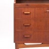 Secretary furniture vintage Danish model in teak