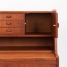 Secretary furniture vintage Danish model in teak